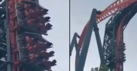 Horror na rollercoasterze w Madrycie