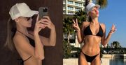 Karolina Pisarek eksponuje smukłą sylwetkę w bikini, wspominając wakacje z mamą