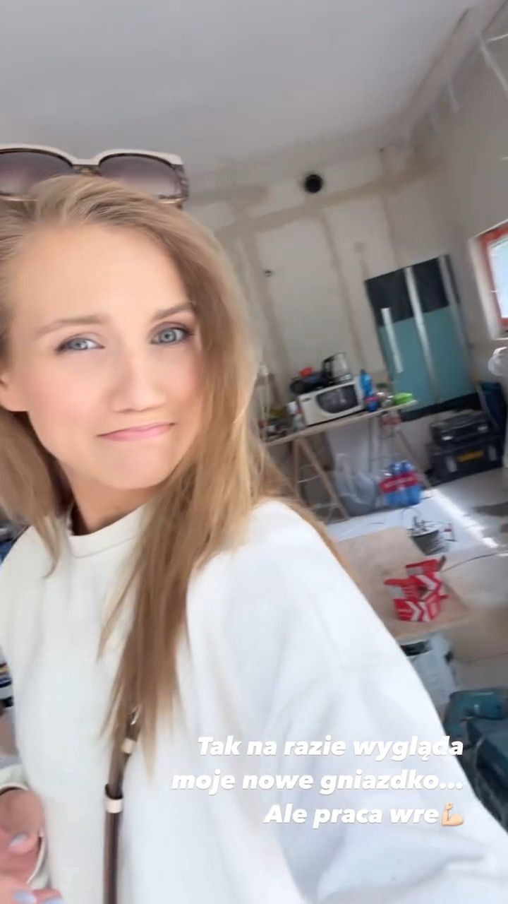 Agnieszka Kaczorowska w swoim nowym domu