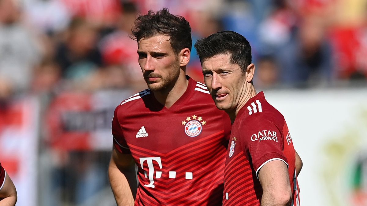 Getty Images / Stuart Franklin / Na zdjęciu: Leon Goretzka (z lewej) i Robert Lewandowski