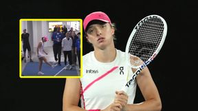 Mijali Świątek i patrzyli z podziwem. Nagranie już w sieci