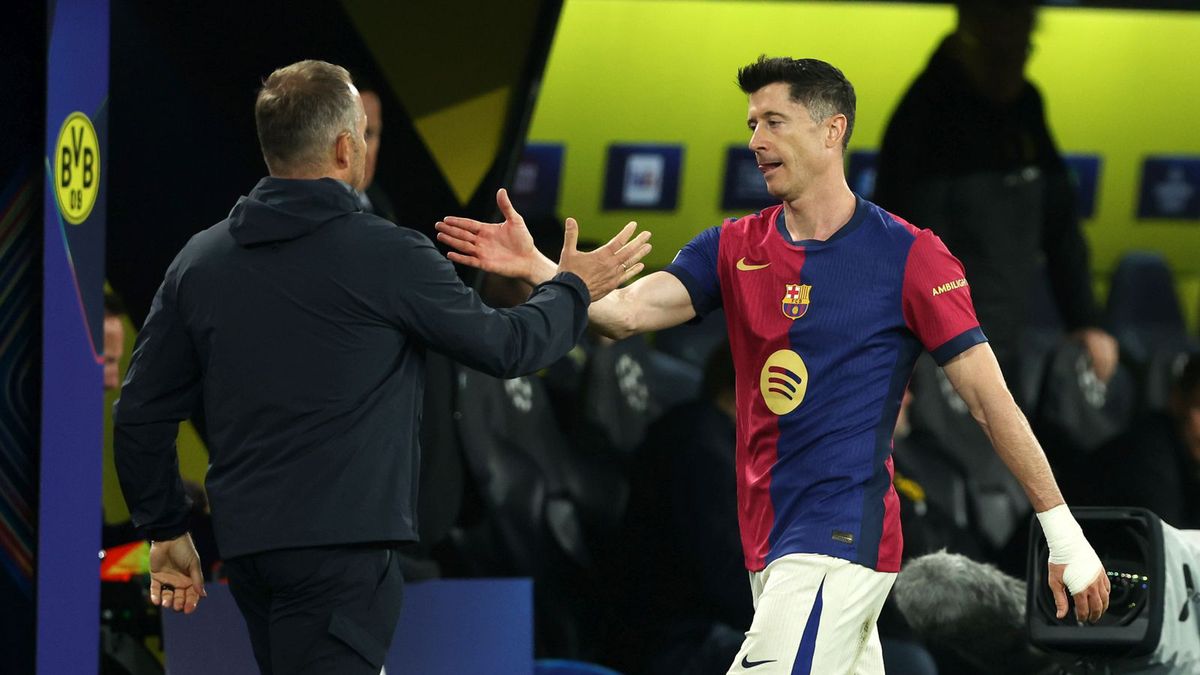 Getty Images / Od lewej: Hansi Flick i Robert Lewandowski