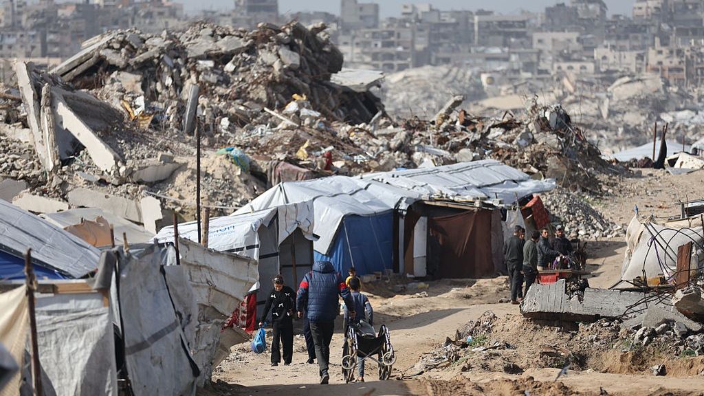 Tak wygląda Strefa Gazy. Zdjęcie z 12 stycznia