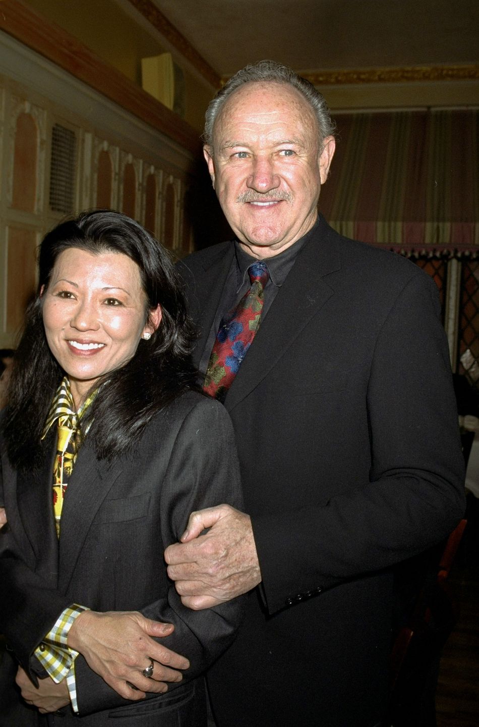 Gene Hackman i Betsy Arakawa, 2000 r.