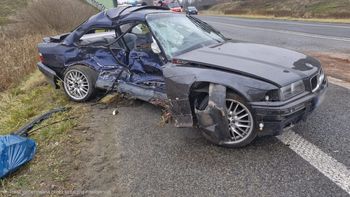 Lucynów: Wypadek z udziałem trzech pojazdów. W akcji śmigłowiec LPR