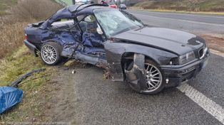 Lucynów: Wypadek z udziałem trzech pojazdów. W akcji śmigłowiec LPR