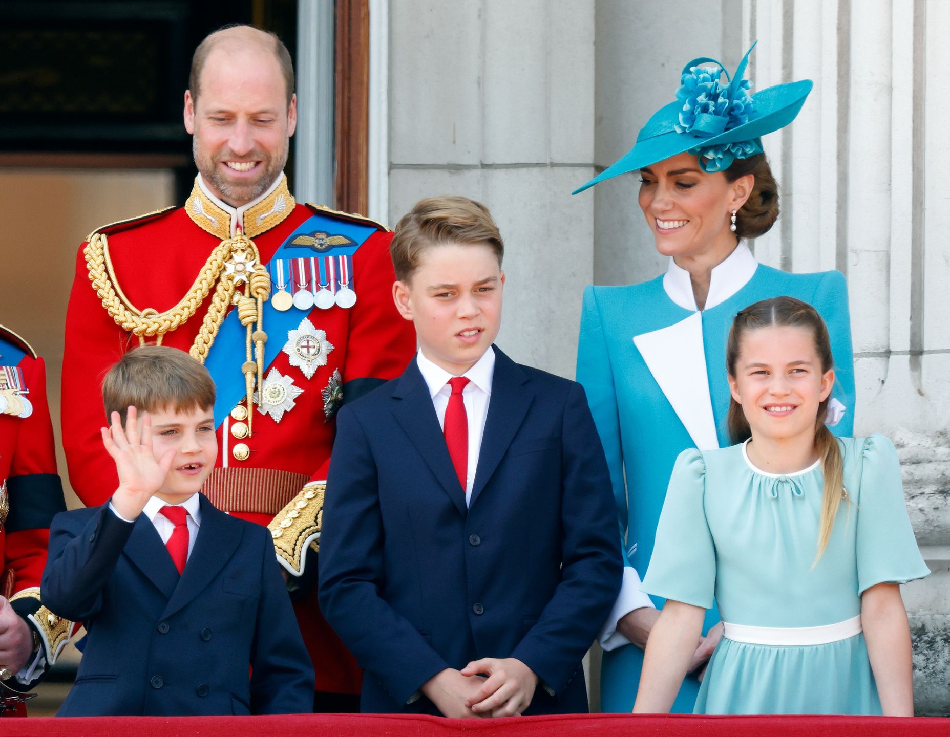 William i Kate z dziećmi 