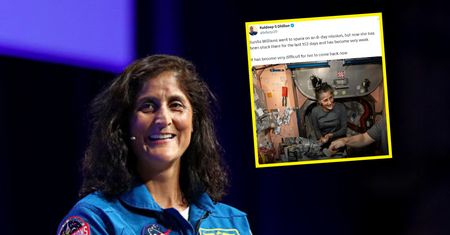 "Skóra i kości". NASA niepokoi się o uwięzioną astronautkę