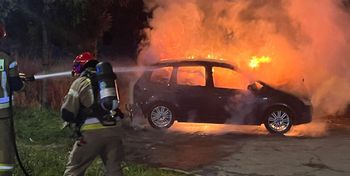 Tarnobrzeg: Pożar samochodu w centrum. To podpalenie?