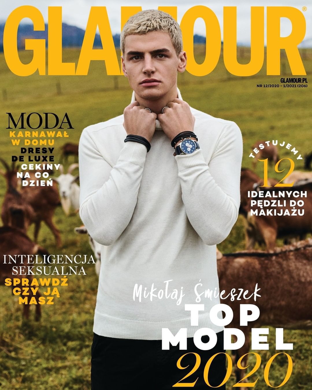 Mikołaj Śmieszek – okładka Glamour