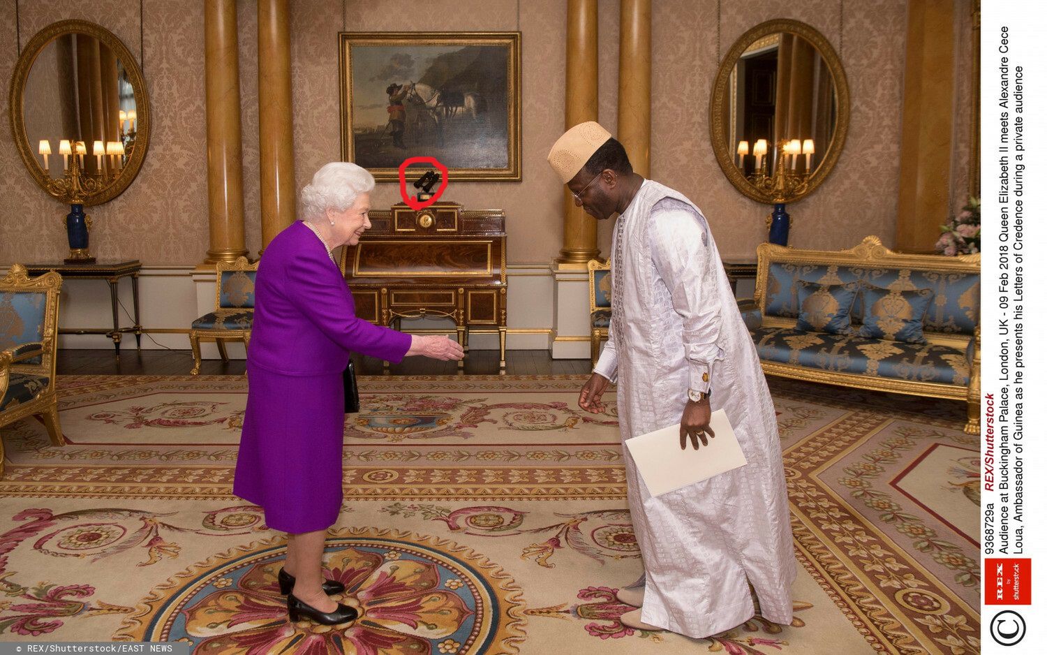 Audiencja Elżbiety II dla ambasadora Gwinei – Ibrahima Haiary
