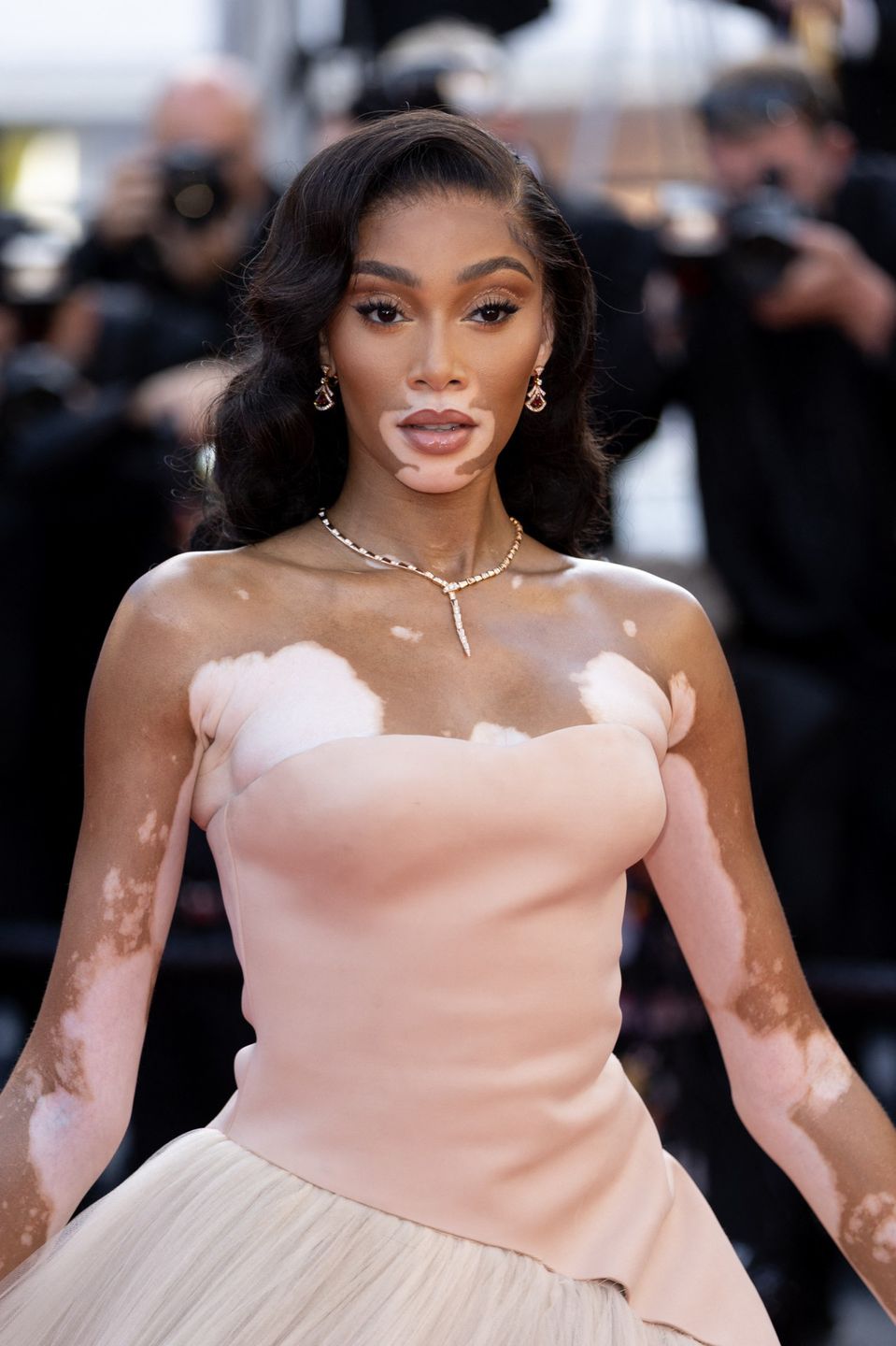 Winnie Harlow na premierze filmu "Elvis" w Cannes 2022
