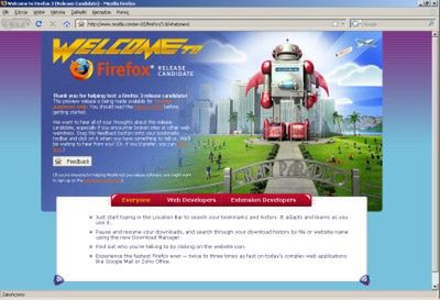 Firefox 3.0 RC1 do pobrania 