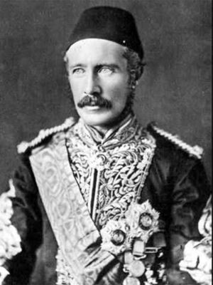 Charles Gordon w egipskim mundurze 