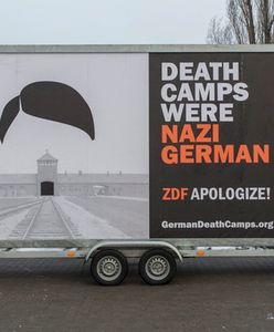 Akcja przeciwko „polskim obozom śmierci” w Brukseli