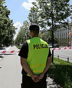 Mężczyzna podpalił się przed kancelarią premiera Donalda Tuska w Warszawie
