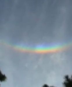 Tęcza "do góry nogami" nad Trójmiastem!