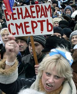 Ukraińcy protestują przeciwko "poplecznikowi faszyzmu"