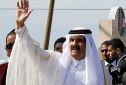 Emir Kataru z historyczną wizytą w Strefie Gazy