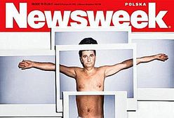 Szokujące zdjęcie? Półnagi Palikot na krzyżu na okładce