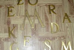 Ukradł 14 kilogramów literek