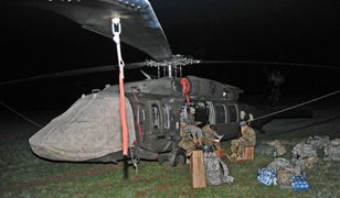 Amerykańskie śmigłowce musiały wylądować na polu przez mgłę