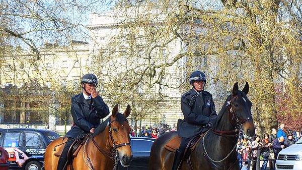 Rakiety, snajperzy oraz ochroniarze i tak nie zastąpią londyńskich Bobby's na pełnokrwistym wierzchowcu