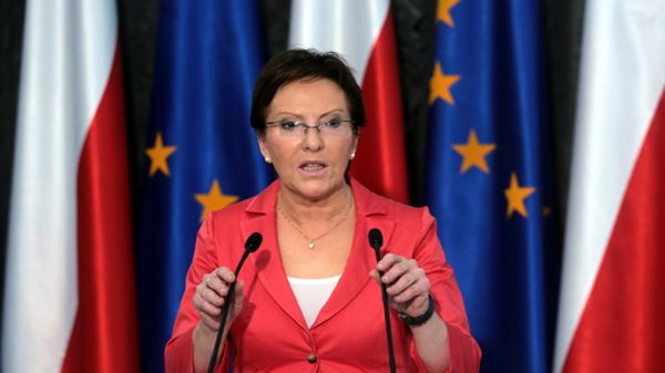 B. minister zdrowia Ewa Kopacz