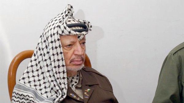 Jaser Arafat - zdjęcie z 2002 roku