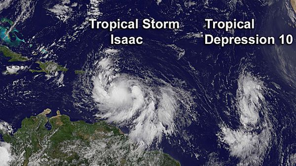 Meteorolodzy ostrzegają, że Isaac zyska na sile