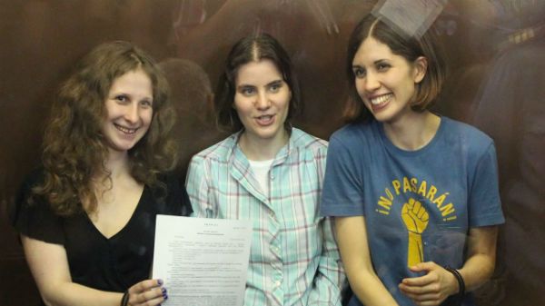 Pussy Riot po ogłoszeniu wyroku