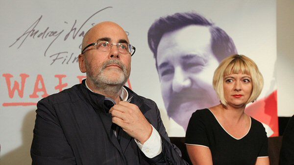 Prezes Akson Studio Michał Kwieciński i dyrektor Polskiego Instytutu Sztuki Filmowej Agnieszka Odorowicz