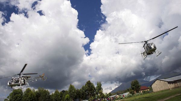 Śmigłowce ONZ w Demokratycznej Republice Konga