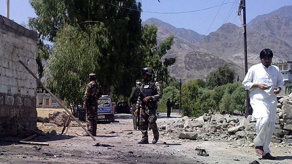 Miejsce dwóch zamachów samobójczych w Kunar, 8 sierpnia - wtedy też zginęło 3 żołnierzy
