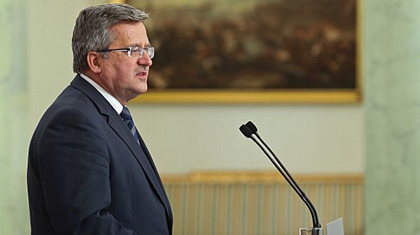 Prezydent Bronisław Komorowski