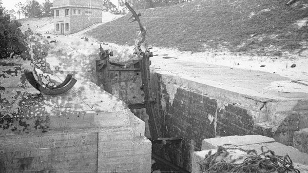 Ruiny wyrzutni rakiet V-2 z czasów II wojny światowej