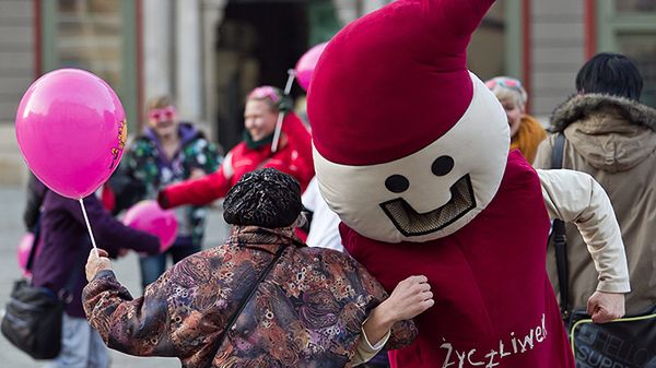 Dzień Życzliwości na wrocławskim rynku