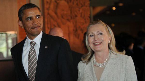 Barack Obama i Hillary Clinton
