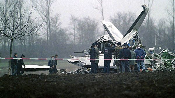 Szczątki samolotu L-410, który w 1998 roku rozbił się w Czechach - zdjęcie archiwalne