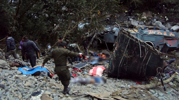 Do wypadku doszło na północ od stolicy Boliwii La Paz