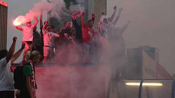 Okolice Strefy Kibica w Warszawie