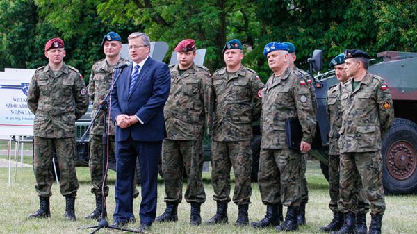 Prezydent przemawia podczas Dnia Weterana Działań poza Granicami Państwa