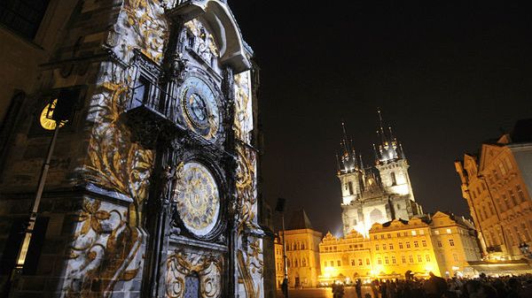 Zabytkowy zegar astronomiczny w Pradze (Czechy)