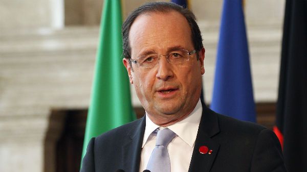 Prezydent Francji Francois Hollande
