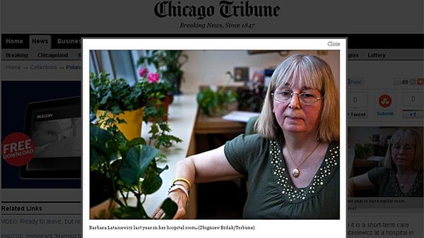 Barbara Latasiewicz dwa lata mieszkała w szpitalu