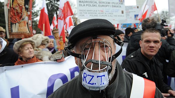 Marsz w Obronie Wolności Mediów w Warszawie