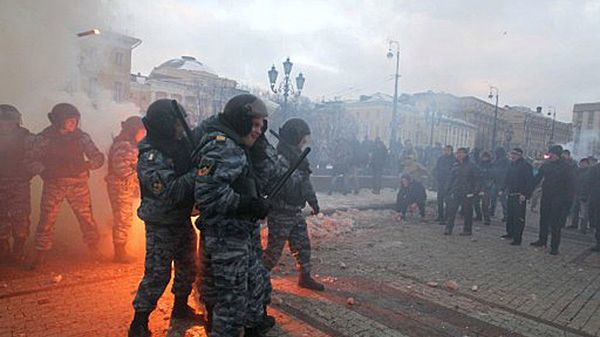 Rosyjska policja kontra demonstranci