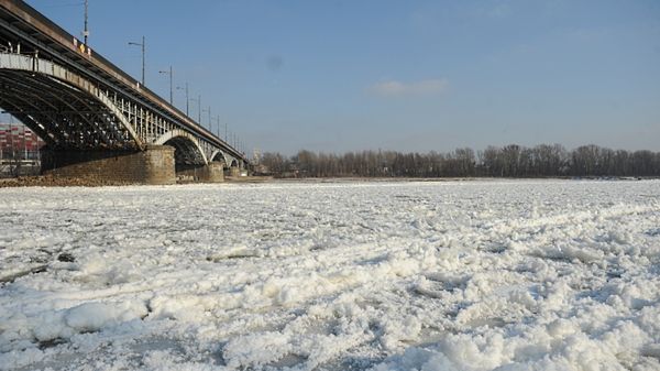 Wisła też zamarza