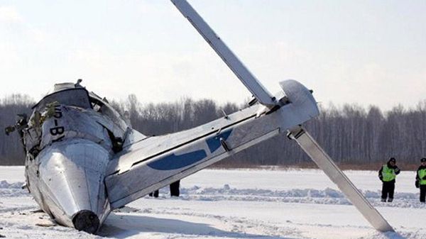 Wrak samolotu w pobliżu Tiumienia