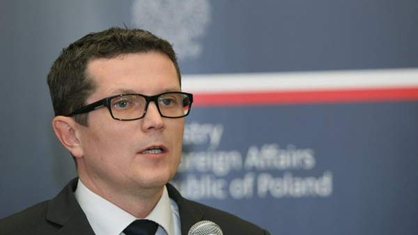 Rzecznik prasowy Ministerstwa Spraw Zagranicznych Marcin Bosacki